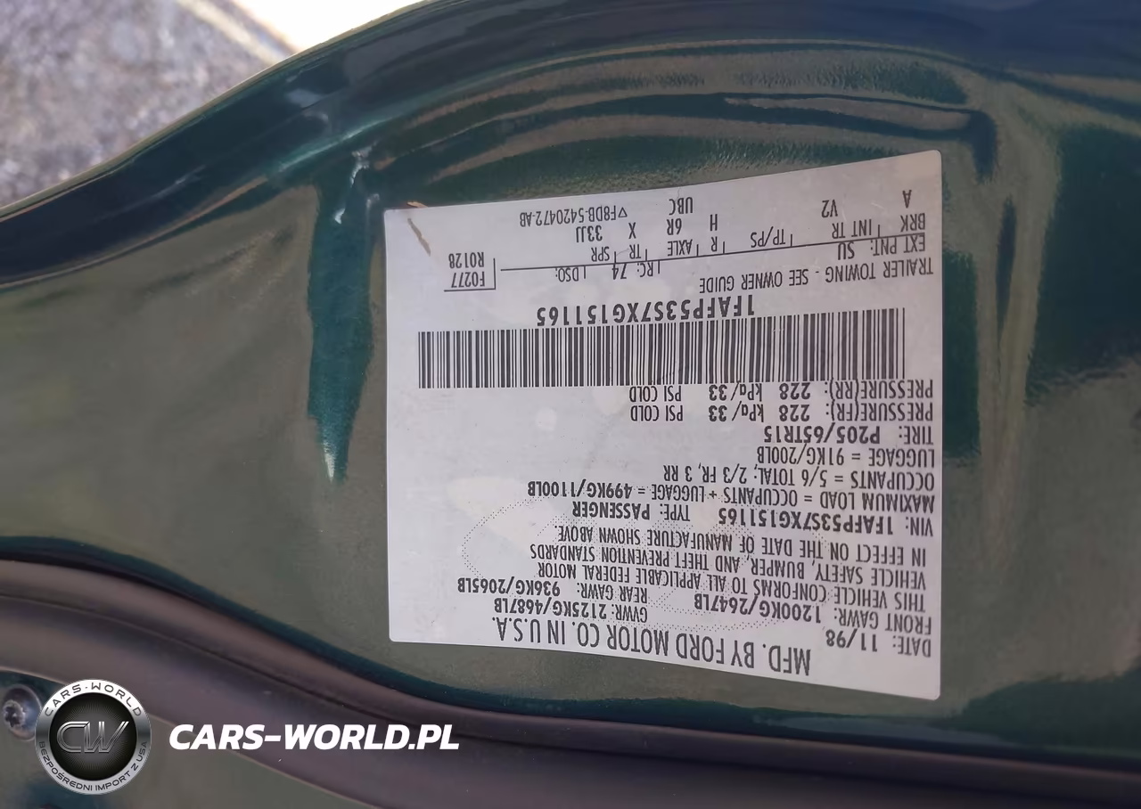 1999 Ford Taurus Se-Se-Ne VIN:1FAFP53S7XG151165 - 9