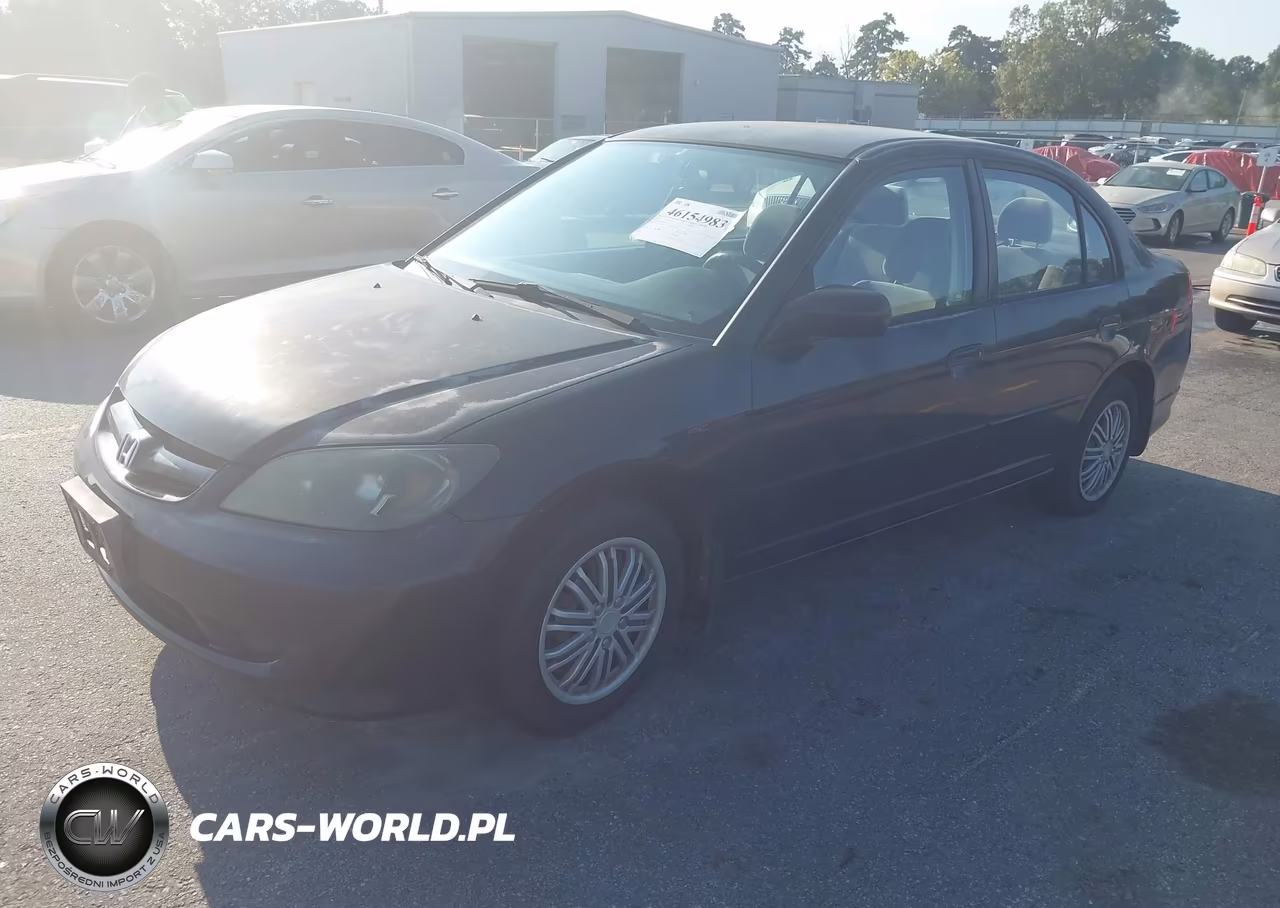 2004 Honda Civic Lx VIN:2HGES16534H551731 - 2