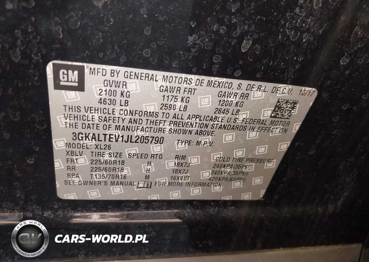 2018 GMC Terrain Sle VIN:3GKALTEV1JL205790 - 9