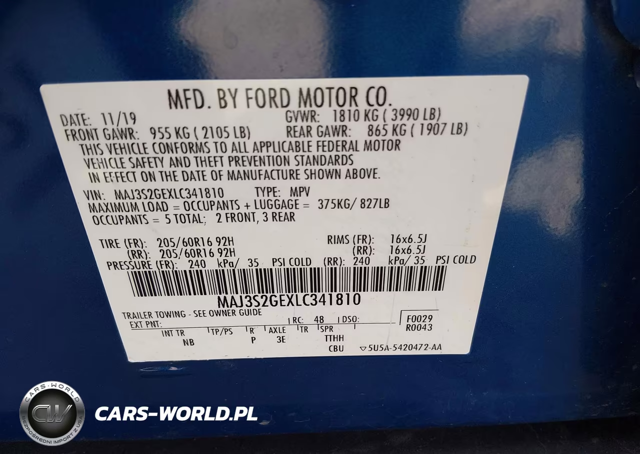 2020 Ford Ecosport Se VIN:MAJ3S2GEXLC341810 - 9