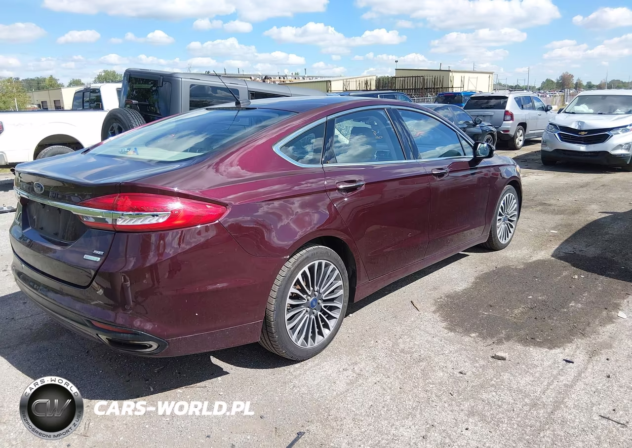 2017 Ford Fusion Se VIN:3FA6P0H96HR412711 - 4