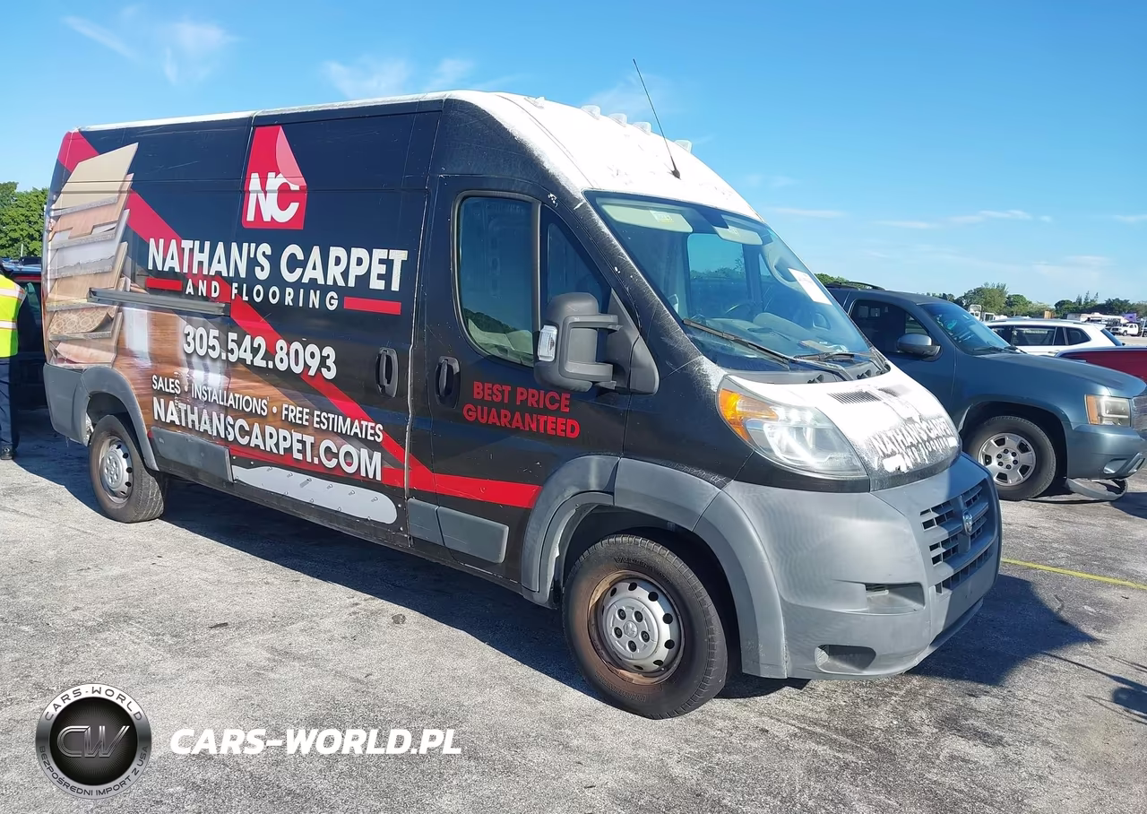 2017 Ram Promaster 2500 High Roof 159 Wb VIN:3C6TRVDG4HE547418 - 1