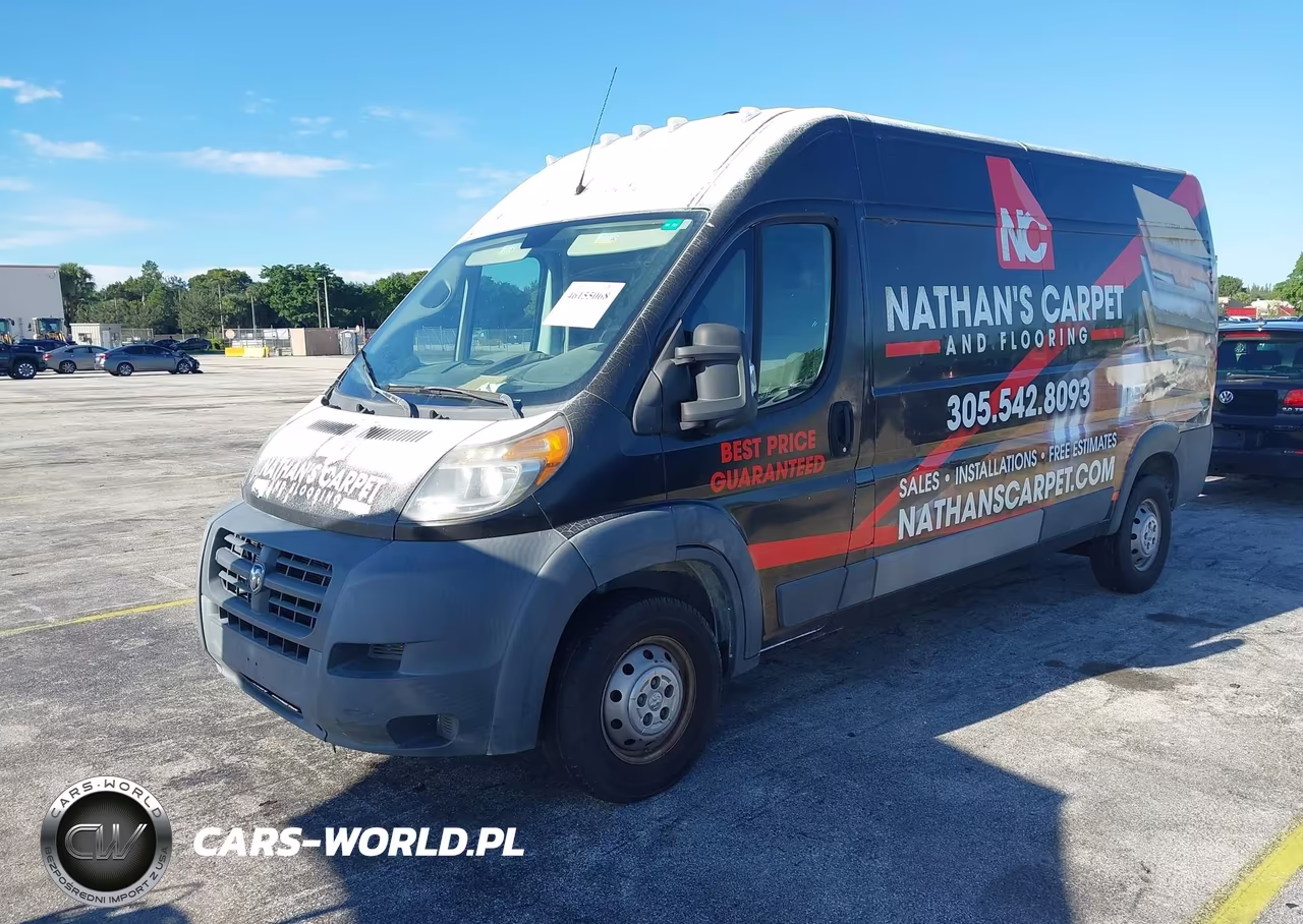 2017 Ram Promaster 2500 High Roof 159 Wb VIN:3C6TRVDG4HE547418 - 2