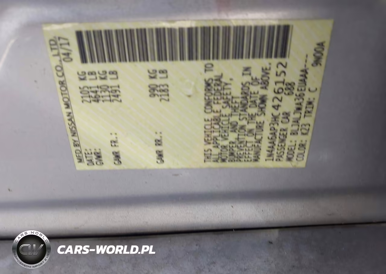 2017 Nissan Maxima 3.5 Sv VIN:1N4AA6AP3HC426152 - 9