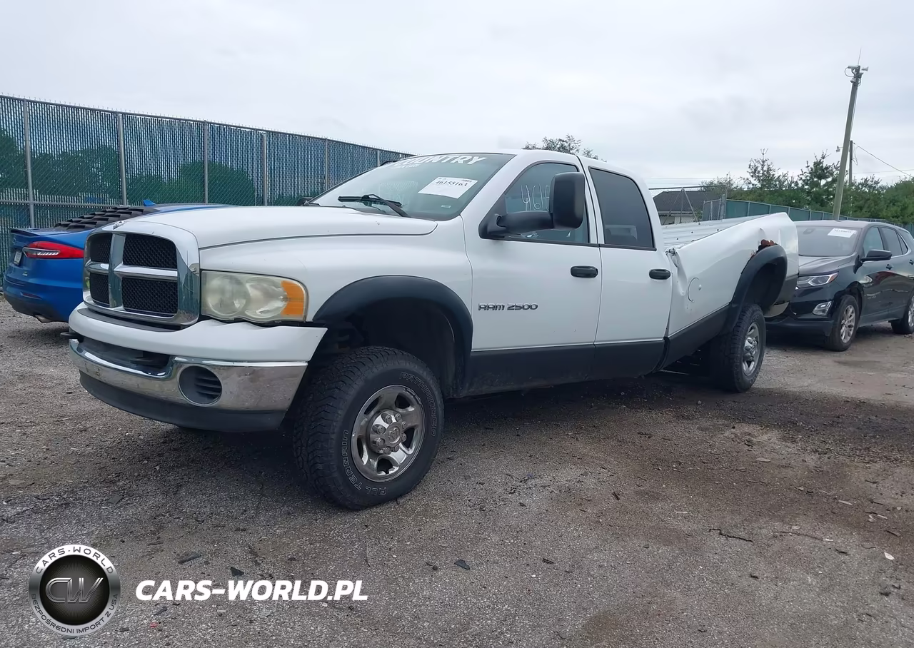 2003 Dodge Ram 2500 Slt-Laramie-St VIN:1D7KU28D43J670719 - 2