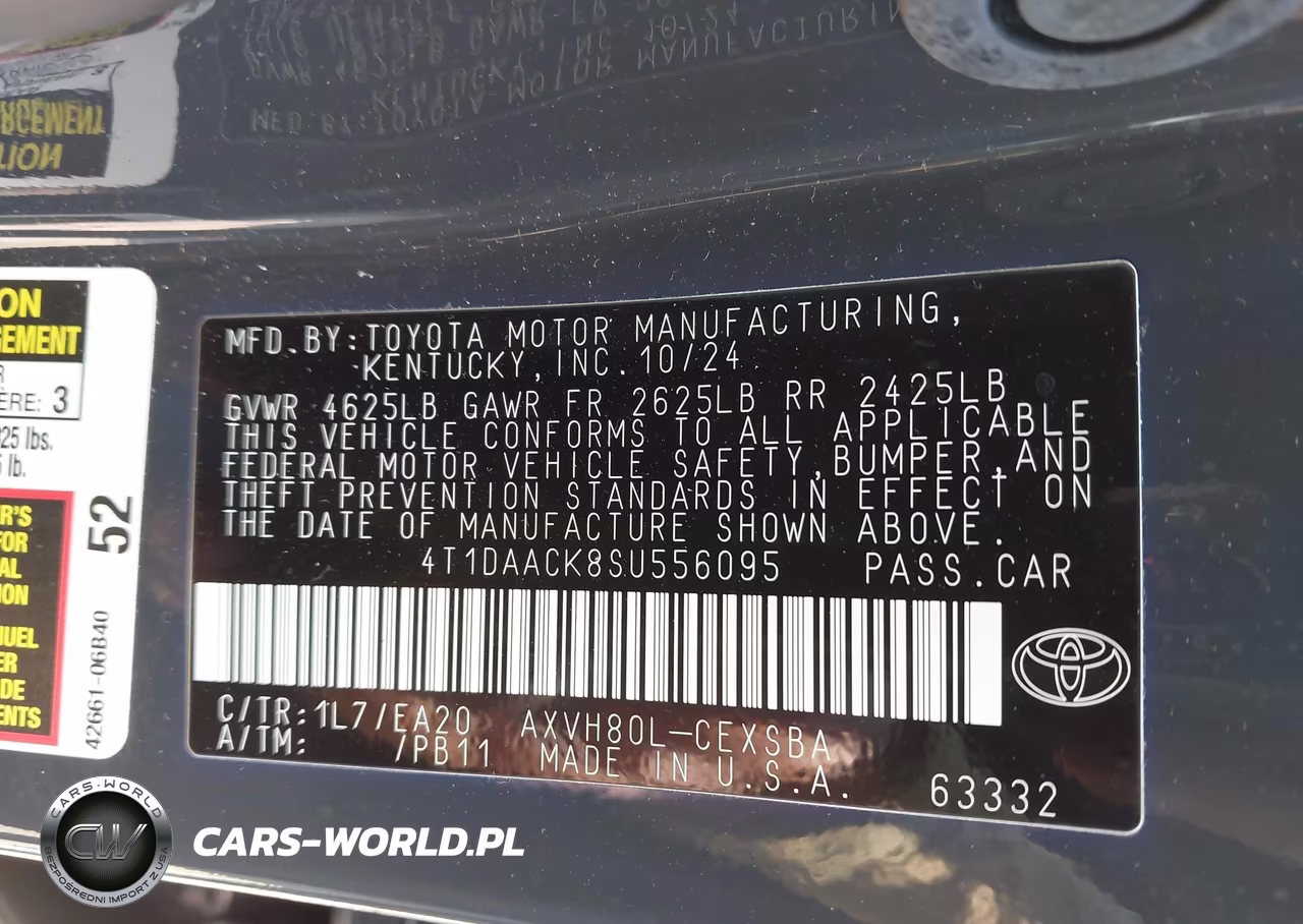 2025 Toyota Camry Se VIN:4T1DAACK8SU556095 - 9