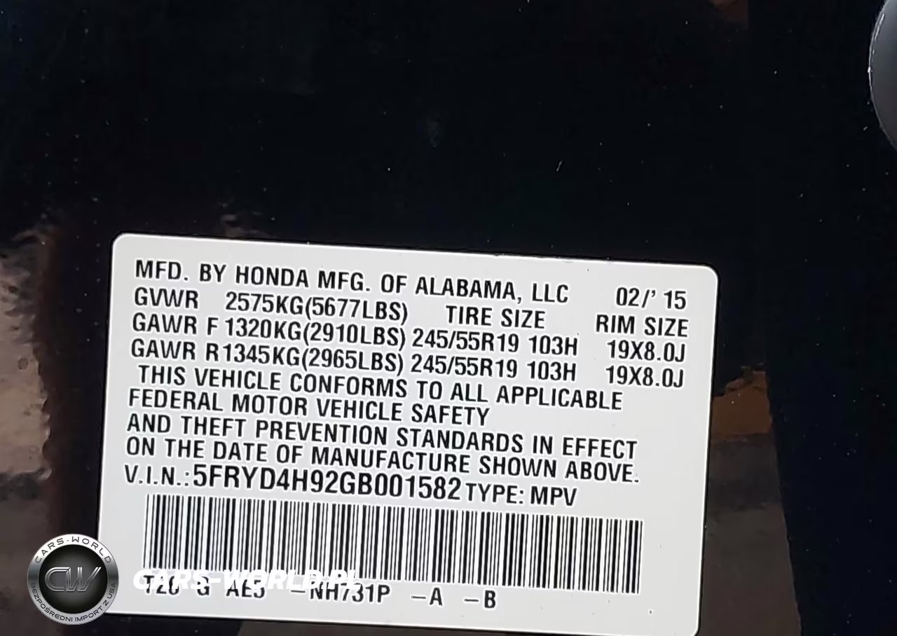 2016 Acura Mdx Advance Entertainment Packages-Advance Package VIN:5FRYD4H92GB001582 - 9