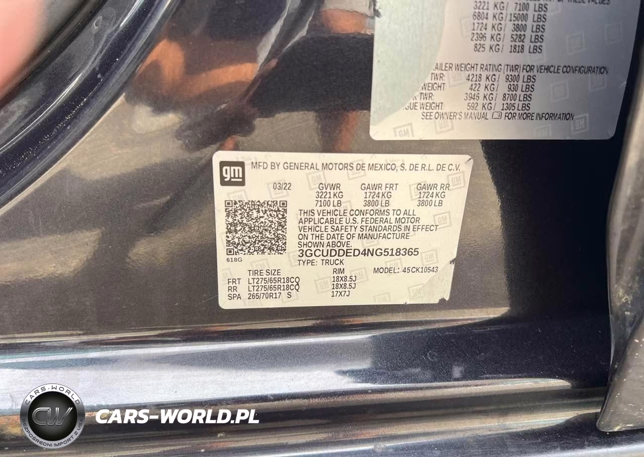 2022 Chevrolet Silverado 1500 Lt VIN:3GCUDDED4NG518365 - 9