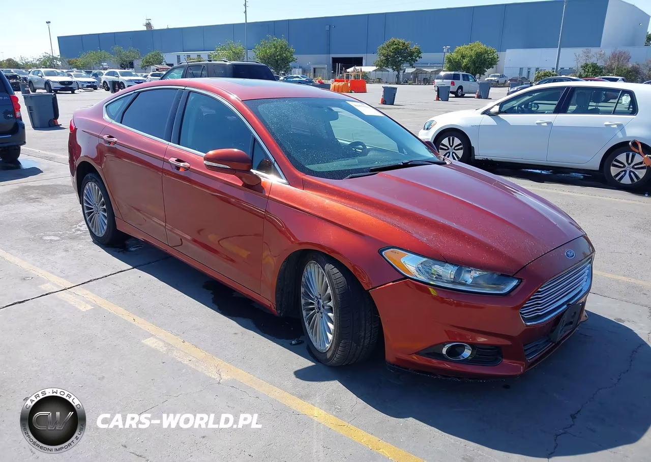 2014 Ford Fusion Titanium VIN:3FA6P0K99ER358499 - 1
