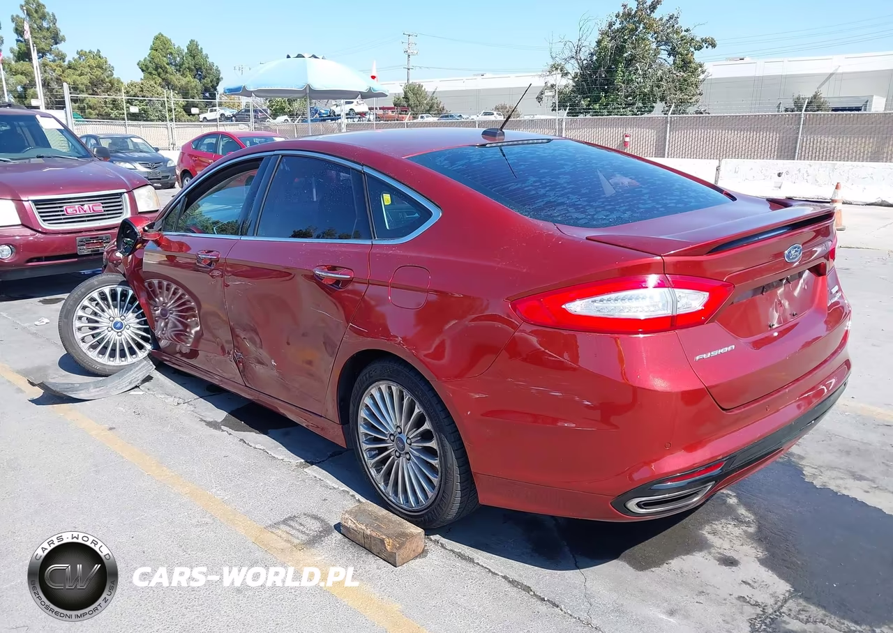 2014 Ford Fusion Titanium VIN:3FA6P0K99ER358499 - 3