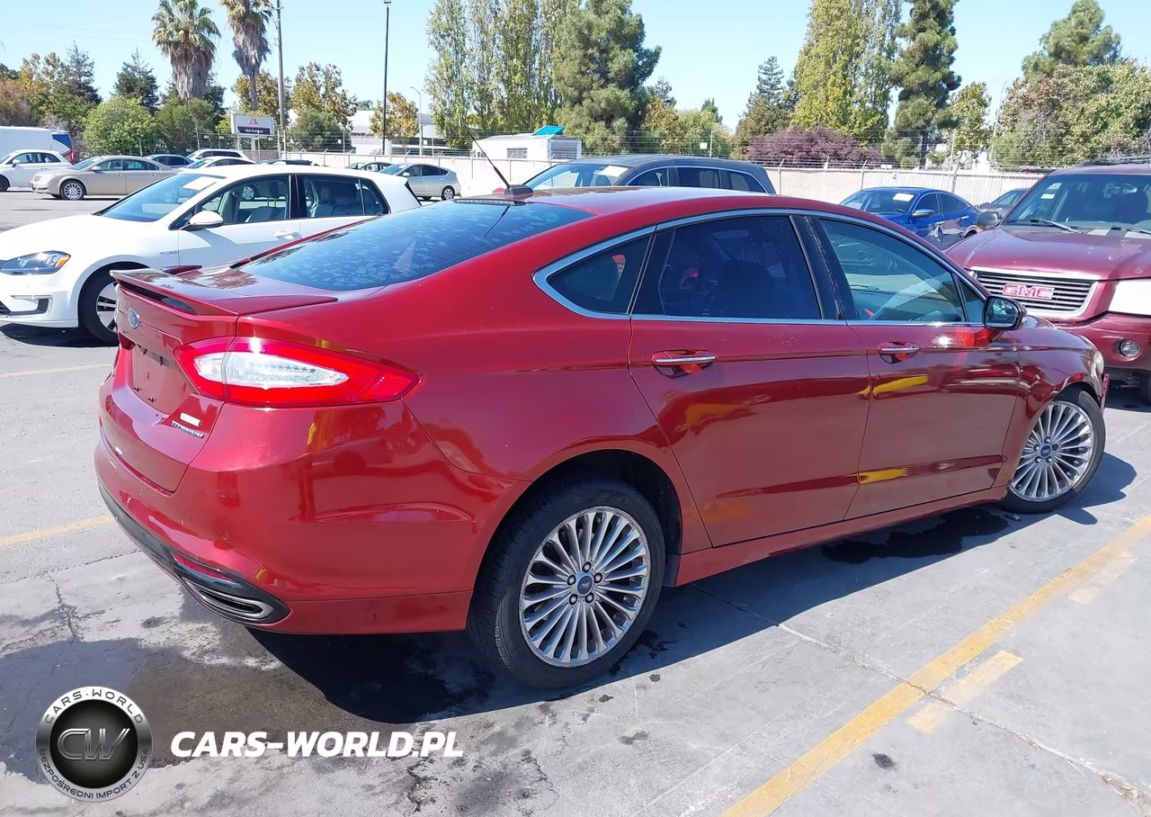 2014 Ford Fusion Titanium VIN:3FA6P0K99ER358499 - 4