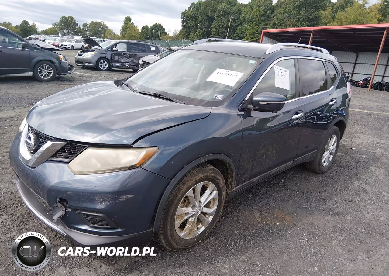 2015 Nissan Rogue Sv VIN:KNMAT2MV4FP566949 - 2