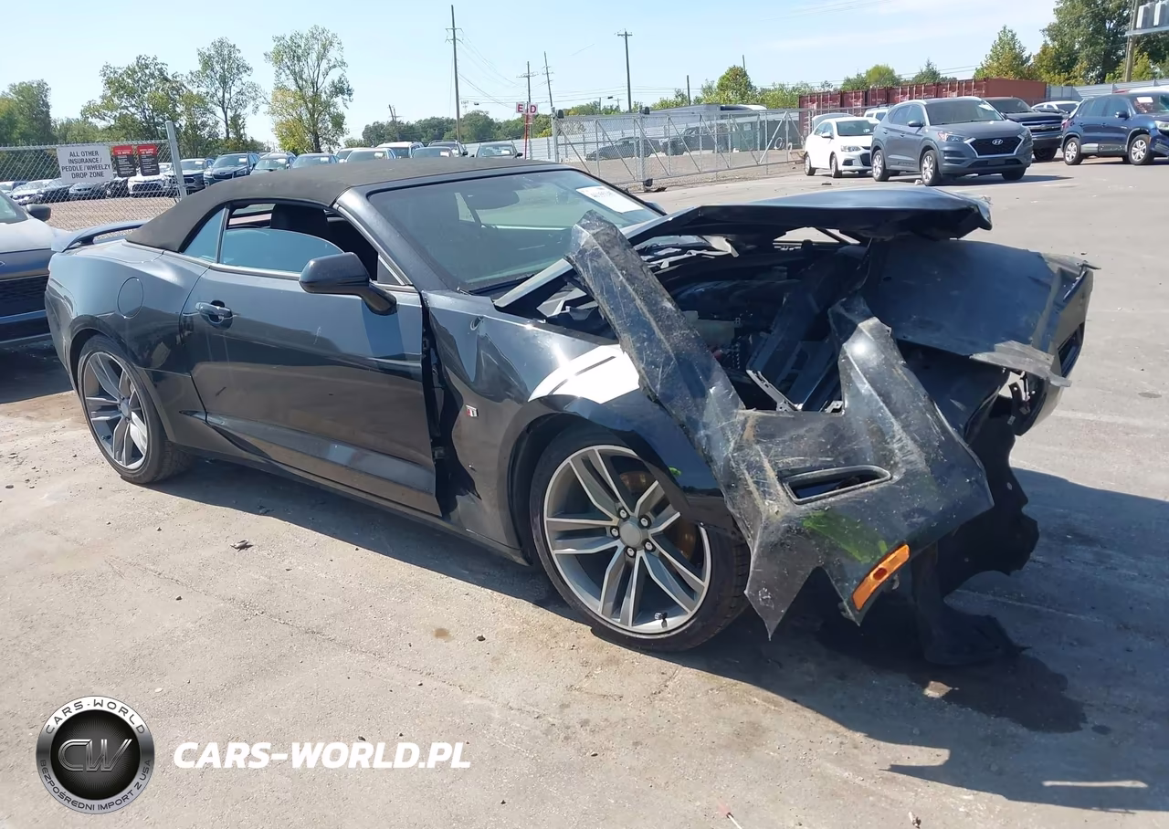 2018 Chevrolet Camaro 2Lt VIN:1G1FD3DX3J0134163 - 1