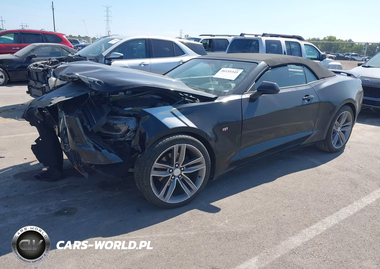 2018 Chevrolet Camaro 2Lt VIN:1G1FD3DX3J0134163 - 2