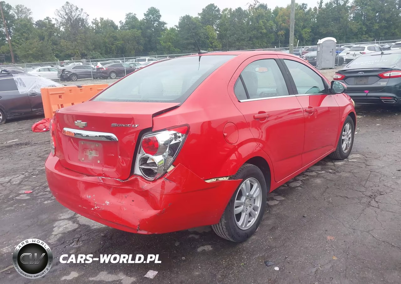 2012 Chevrolet Sonic 2Lt VIN:1G1JC5SH2C4206289 - 4