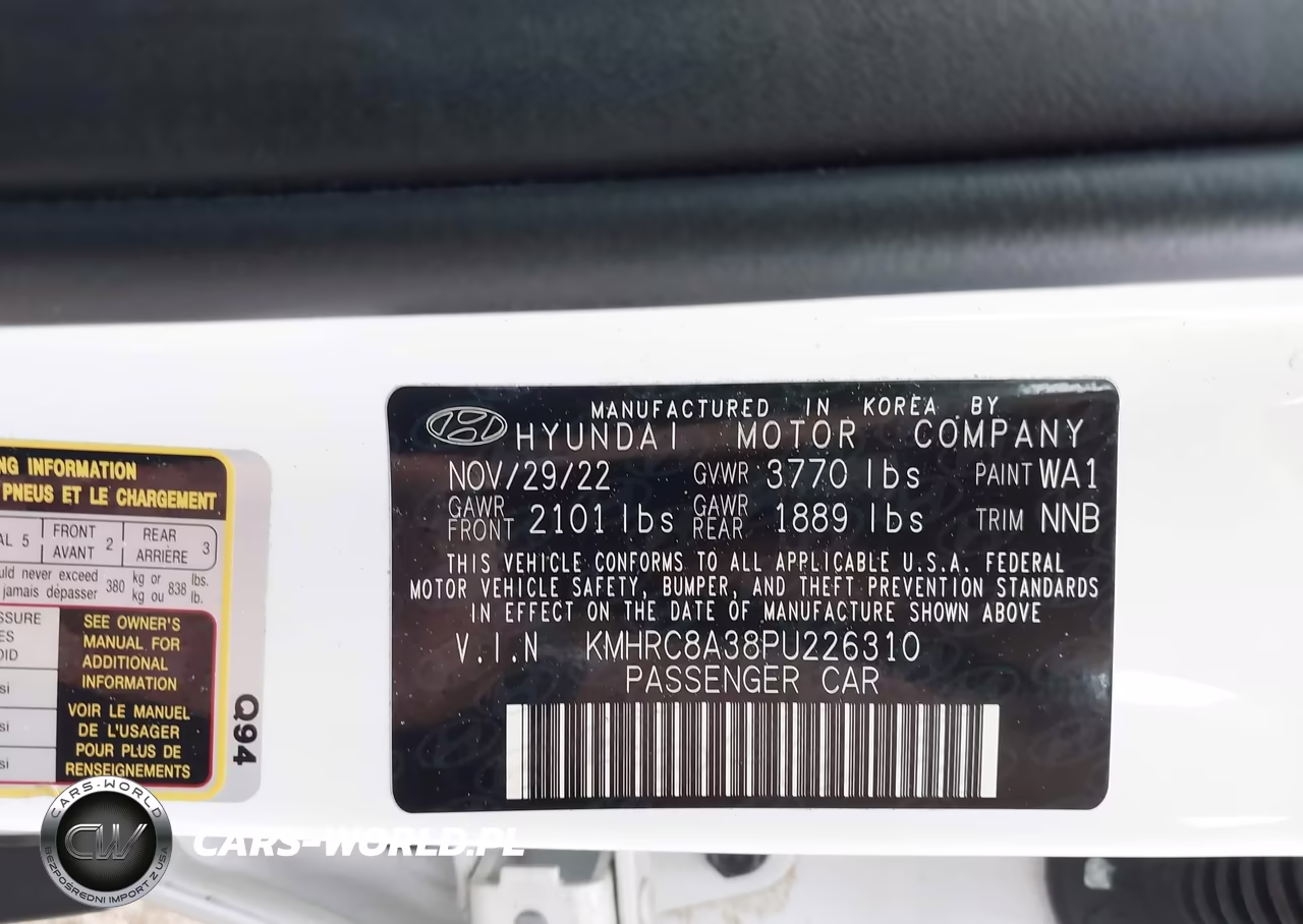 2023 Hyundai Venue Limited VIN:KMHRC8A38PU226310 - 9