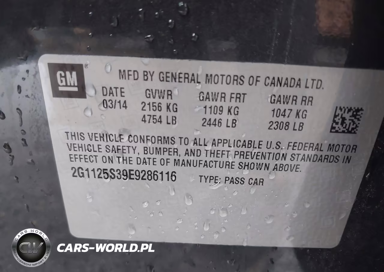 2014 Chevrolet Impala 2Lt VIN:2G1125S39E9286116 - 9