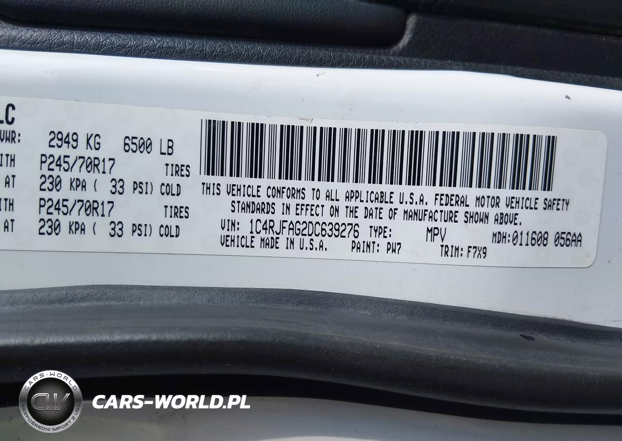 2013 Jeep Grand Cherokee Laredo VIN:1C4RJFAG2DC639276 - 9
