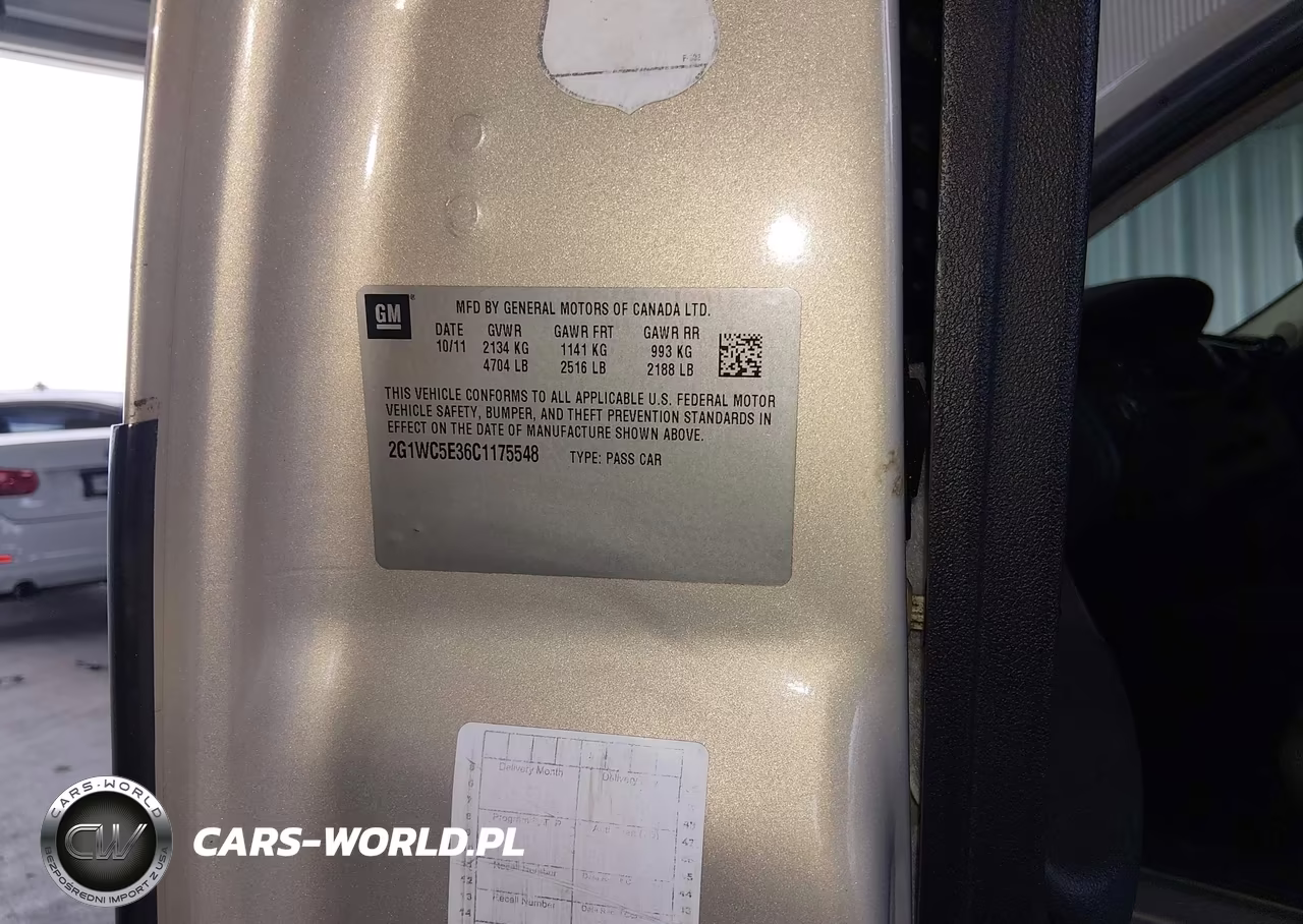 2012 Chevrolet Impala Ltz VIN:2G1WC5E36C1175548 - 9