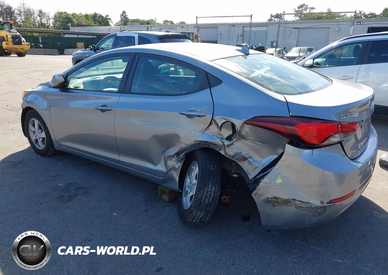 2015 Hyundai Elantra Se VIN:5NPDH4AE2FH595523 - 3