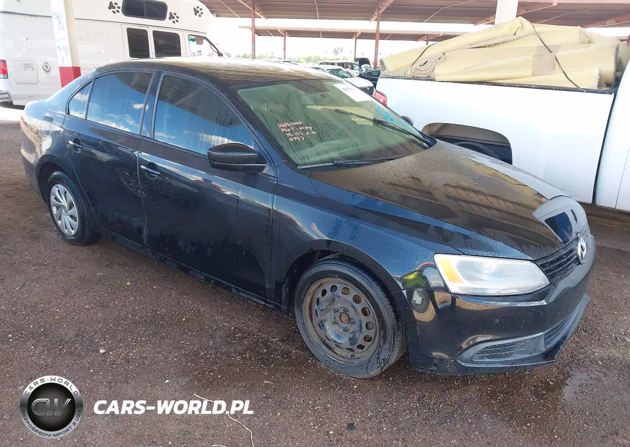2014 Volkswagen Jetta 2.0L S VIN:3VW2K7AJ1EM330797 - 1