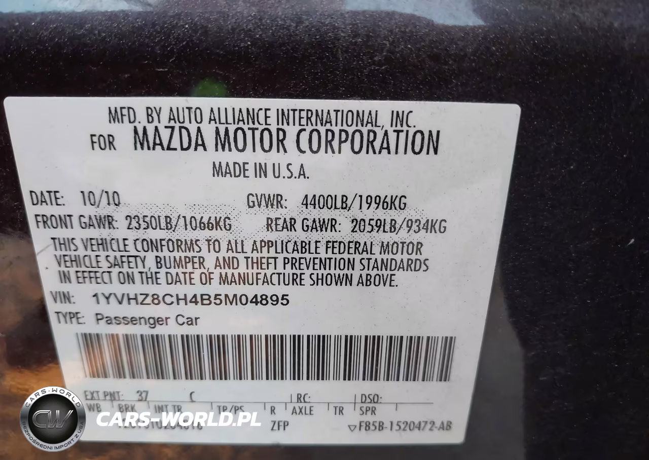 2011 Mazda Mazda6 I Touring VIN:1YVHZ8CH4B5M04895 - 9
