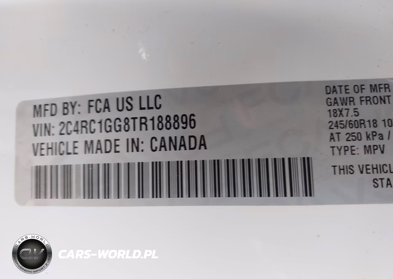 2026 Chrysler Pacifica Limited VIN:2C4RC1GG8TR188896 - 9