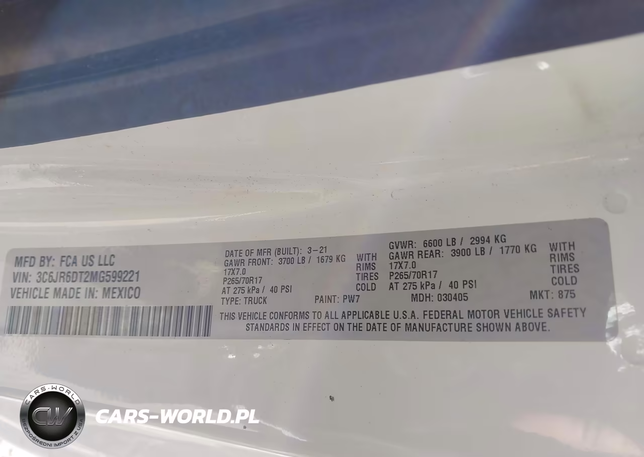2021 Ram 1500 Classic Tradesman 4X2 8' Box VIN:3C6JR6DT2MG599221 - 9