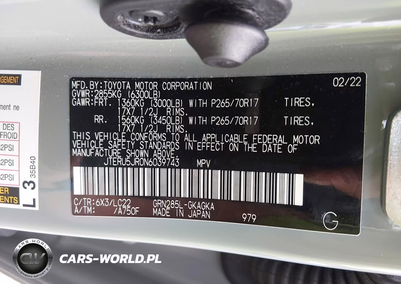 2022 Toyota 4Runner Trd Off Road Premium VIN:JTERU5JR0N6039743 - 9