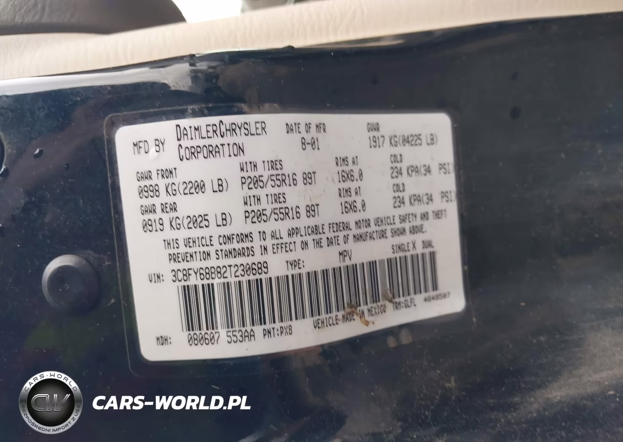 2002 Chrysler Pt Cruiser Limited VIN:3C8FY68B82T230689 - 9
