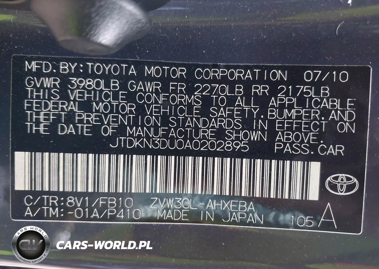 2010 Toyota Prius Ii VIN:JTDKN3DU0A0202895 - 9