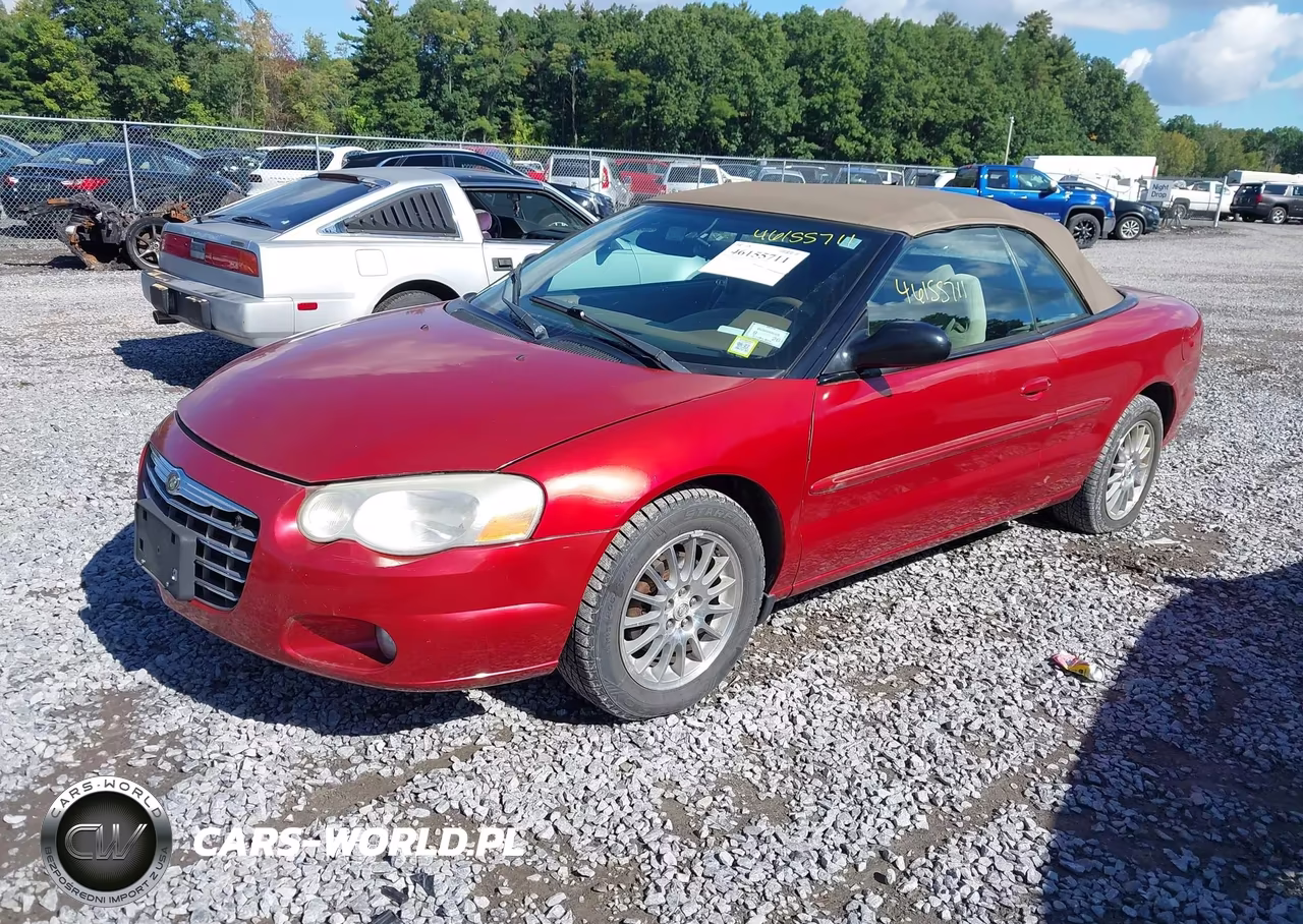 2004 Chrysler Sebring Lxi VIN:1C3EL55R44N406703 - 2