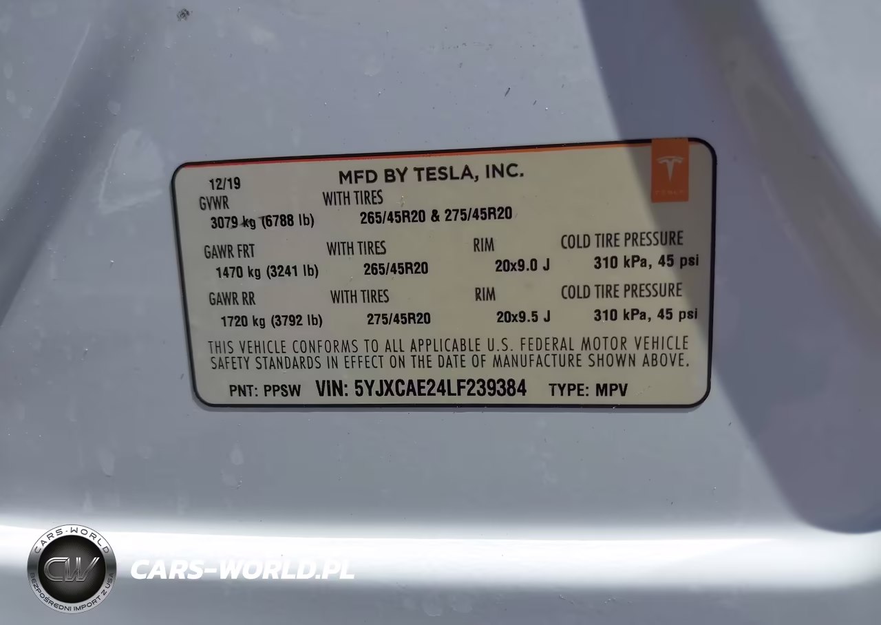2020 Tesla Model X Long Range Dual Motor All-Wheel Drive-Long Range Plus Dual Motor All-Wheel Drive VIN:5YJXCAE24LF239384 - 9