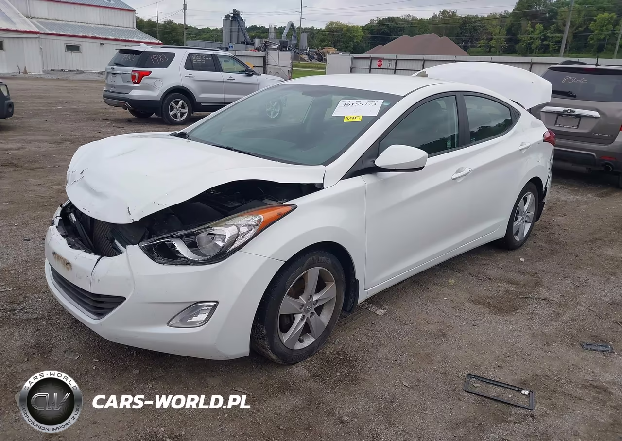 2013 Hyundai Elantra Gls VIN:5NPDH4AE5DH426187 - 2