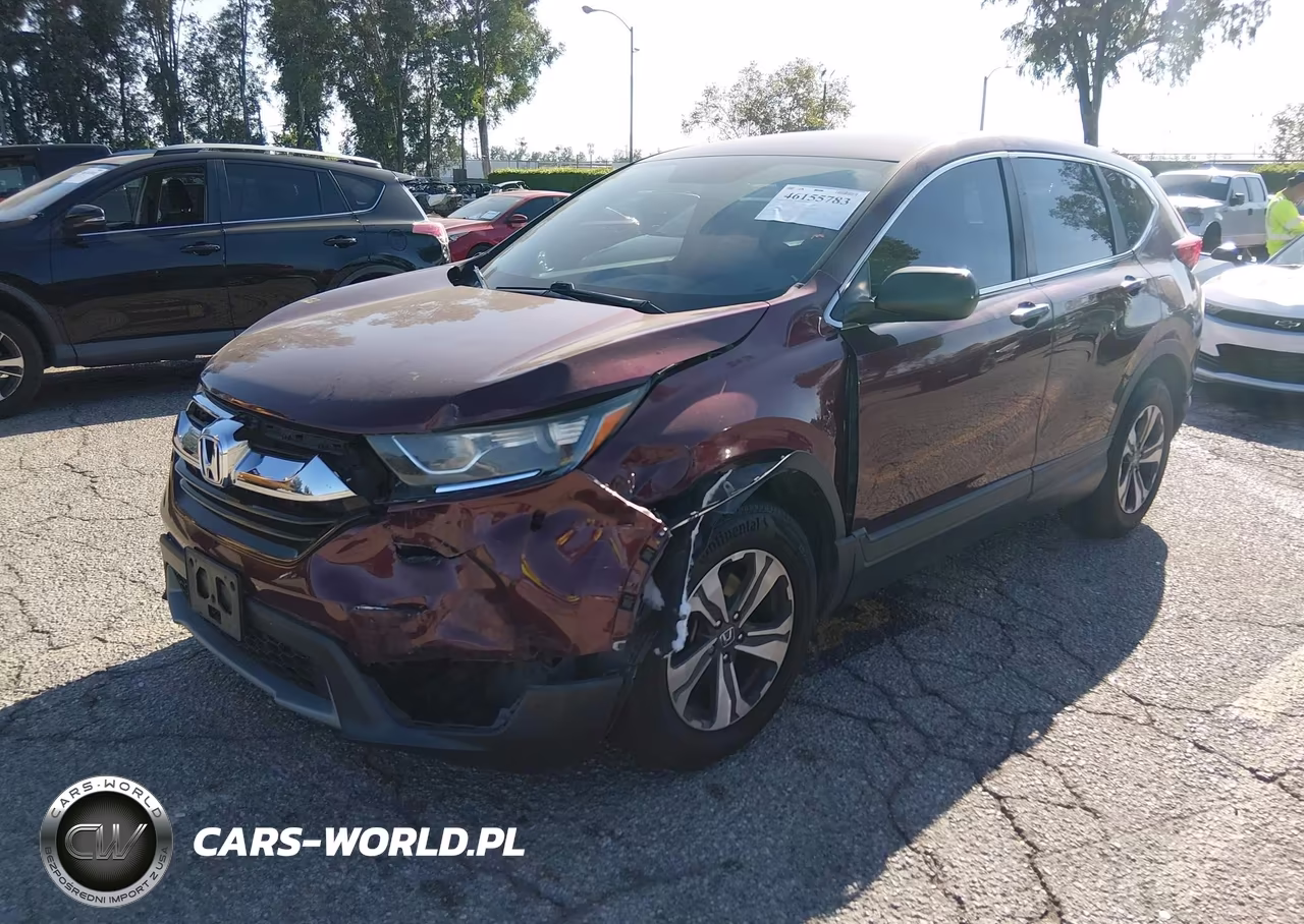 2019 Honda Cr-V Lx VIN:5J6RW5H38KL001314 - 2