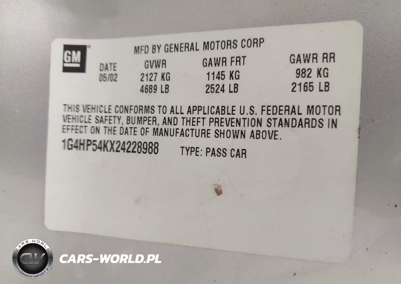 2002 Buick Lesabre Custom VIN:1G4HP54KX24228988 - 9