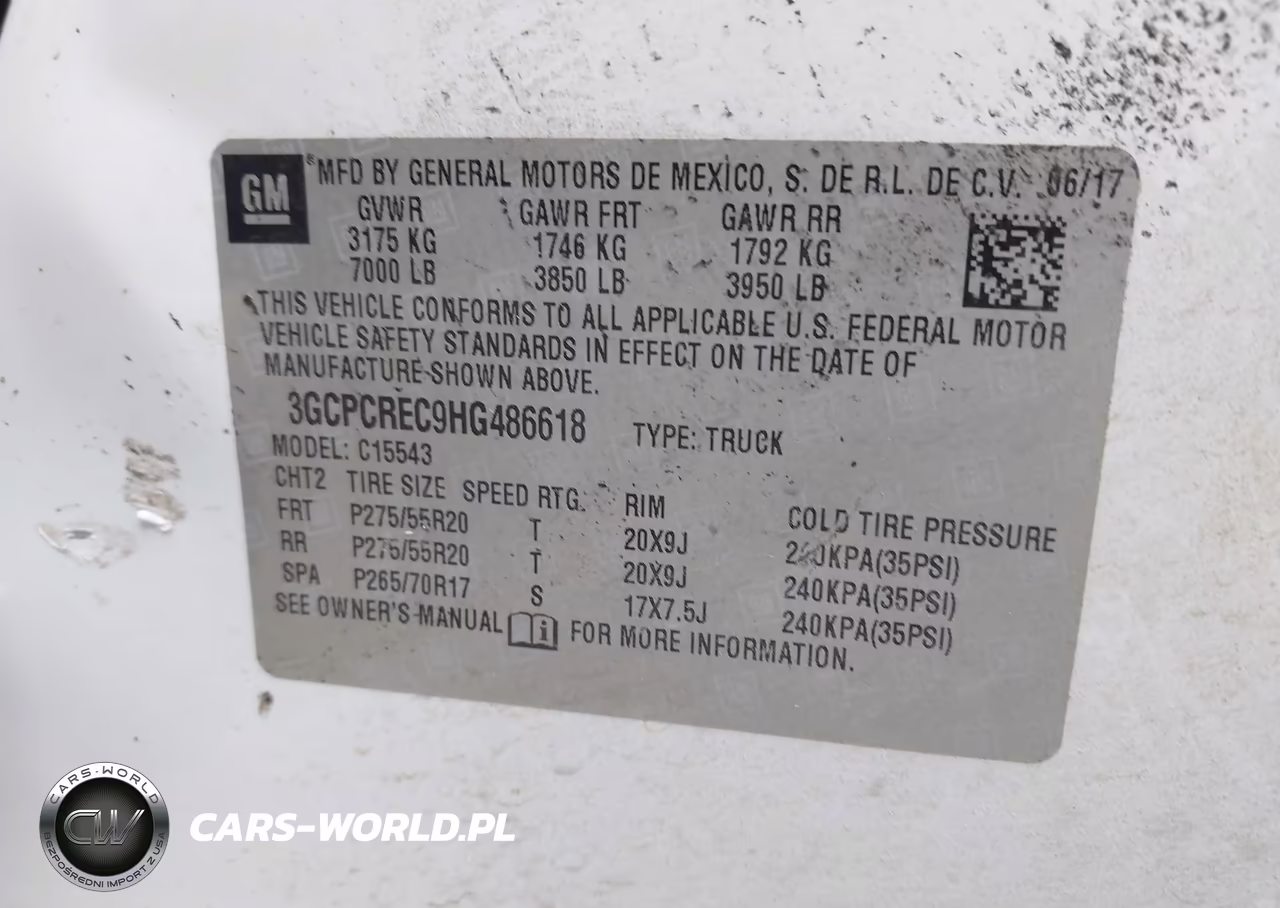 2017 Chevrolet Silverado 1500 1Lt VIN:3GCPCREC9HG486618 - 9