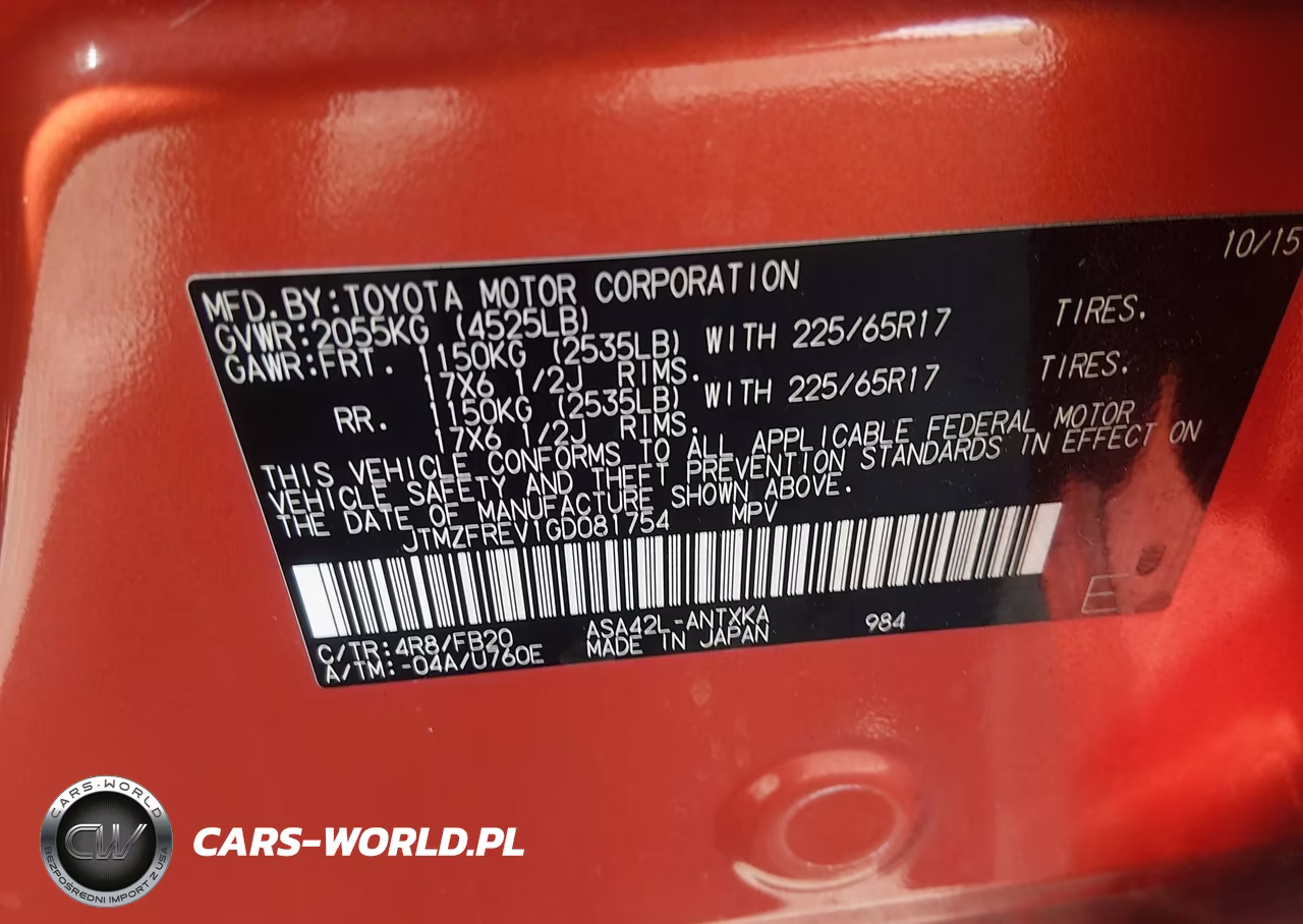 2016 Toyota Rav4 Le VIN:JTMZFREV1GD081754 - 9