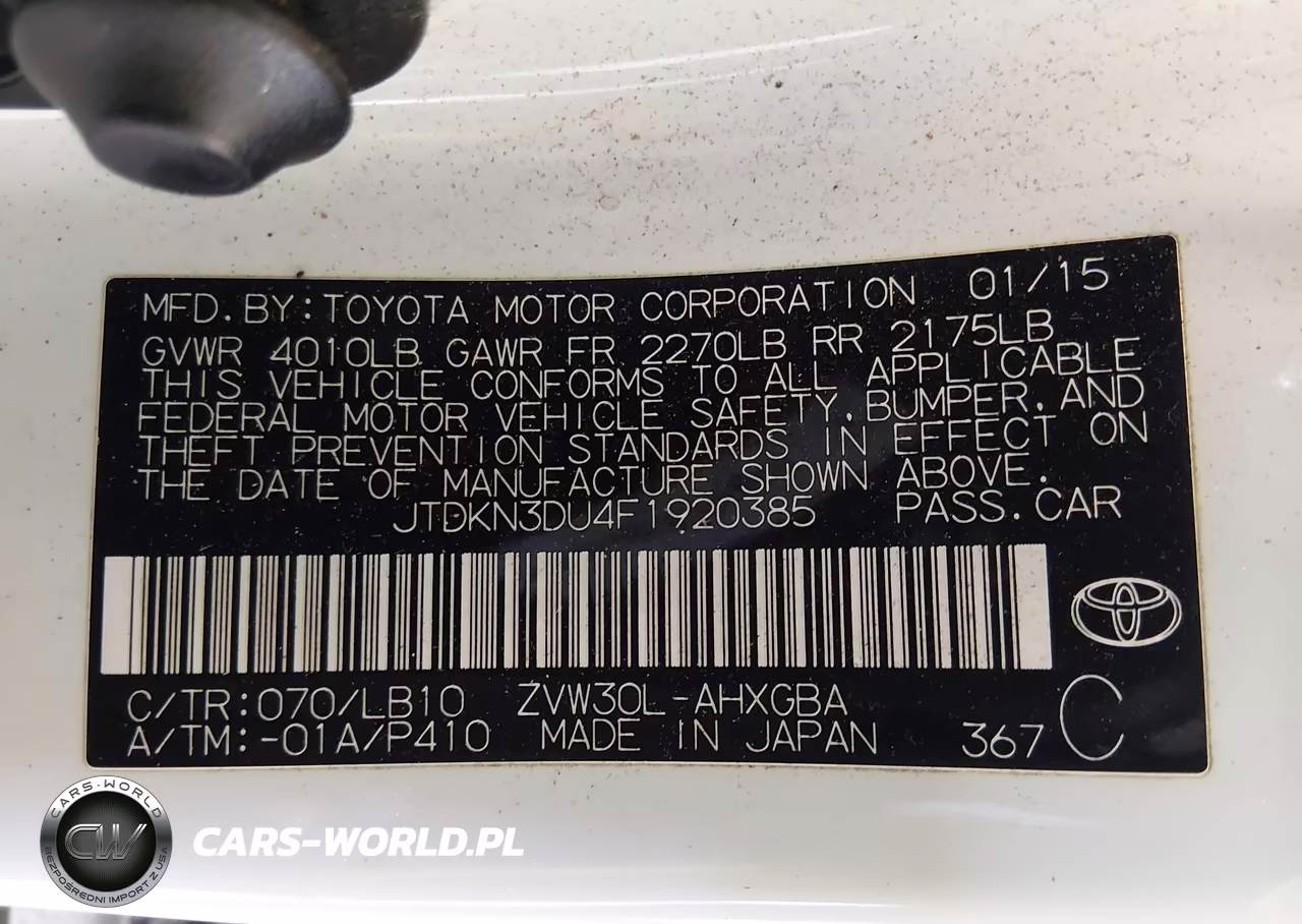 2015 Toyota Prius Four VIN:JTDKN3DU4F1920385 - 9