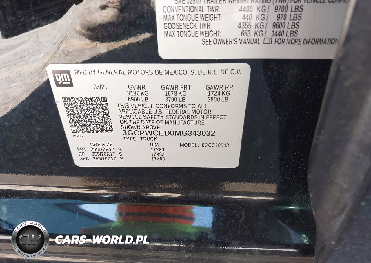 2021 Chevrolet Silverado 1500 2Wd Short Bed Lt VIN:3GCPWCED0MG343032 - 9