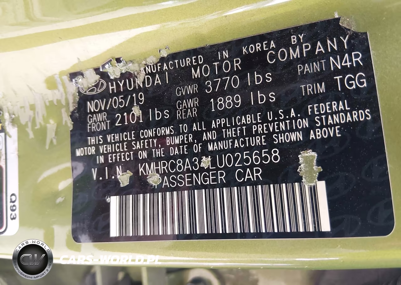 2020 Hyundai Venue Sel VIN:KMHRC8A34LU025658 - 9