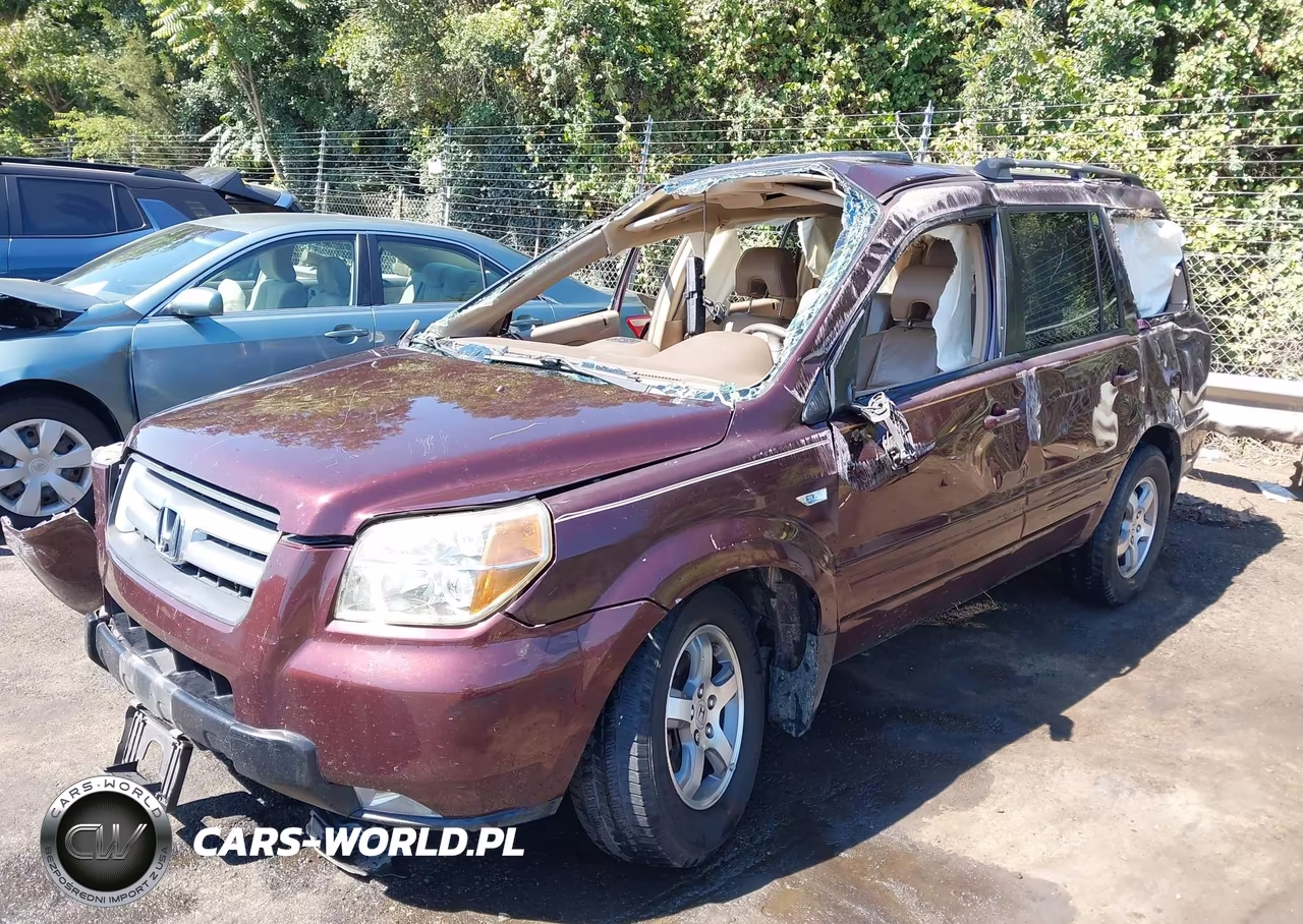 2007 Honda Pilot Exl VIN:5FNYF18507B006044 - 2