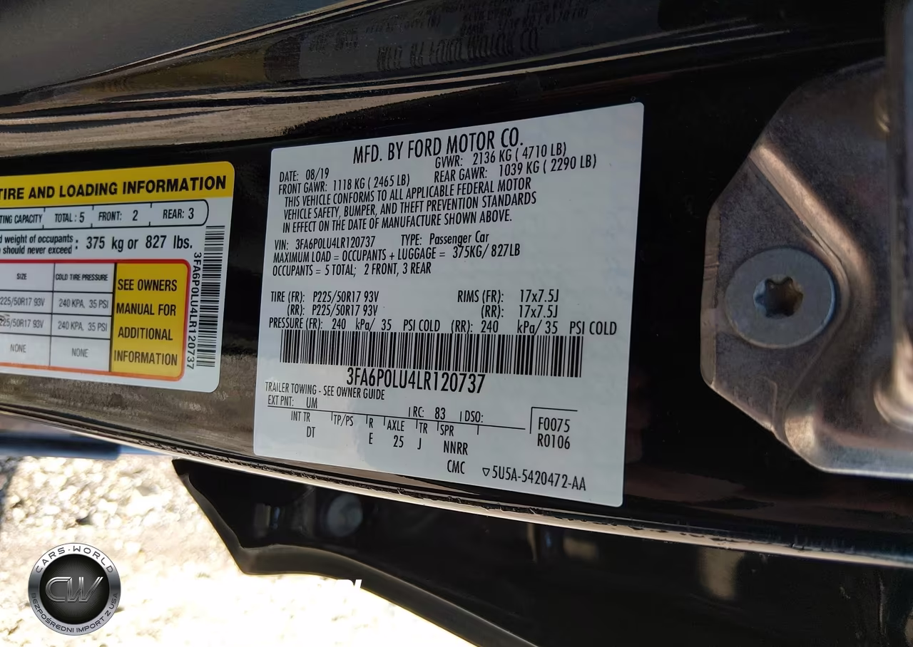 2020 Ford Fusion Hybrid Se VIN:3FA6P0LU4LR120737 - 9