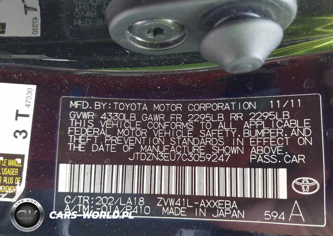 2012 Toyota Prius V Five VIN:JTDZN3EU7C3059247 - 9