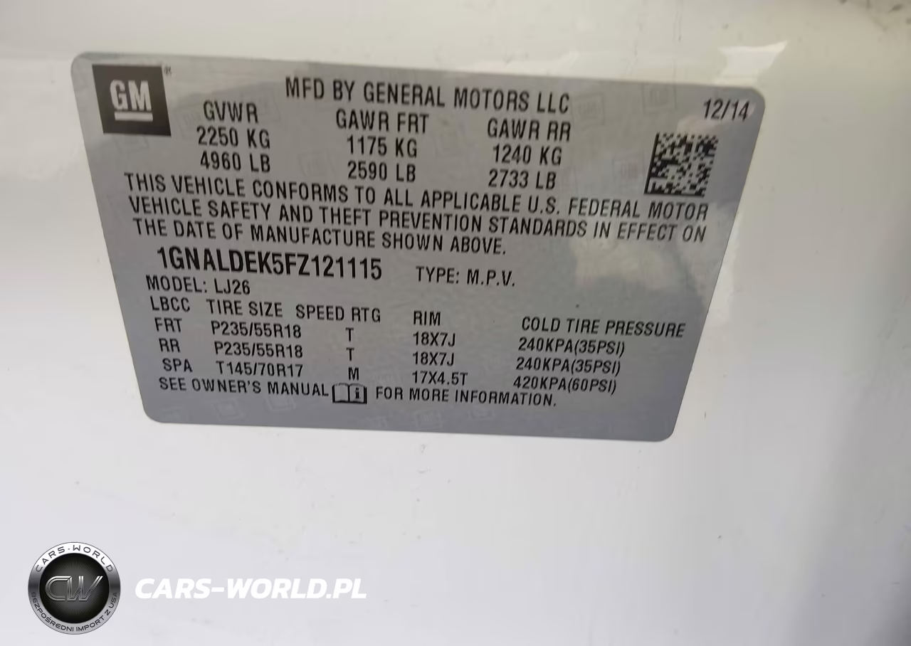 2015 Chevrolet Equinox Ltz VIN:1GNALDEK5FZ121115 - 9