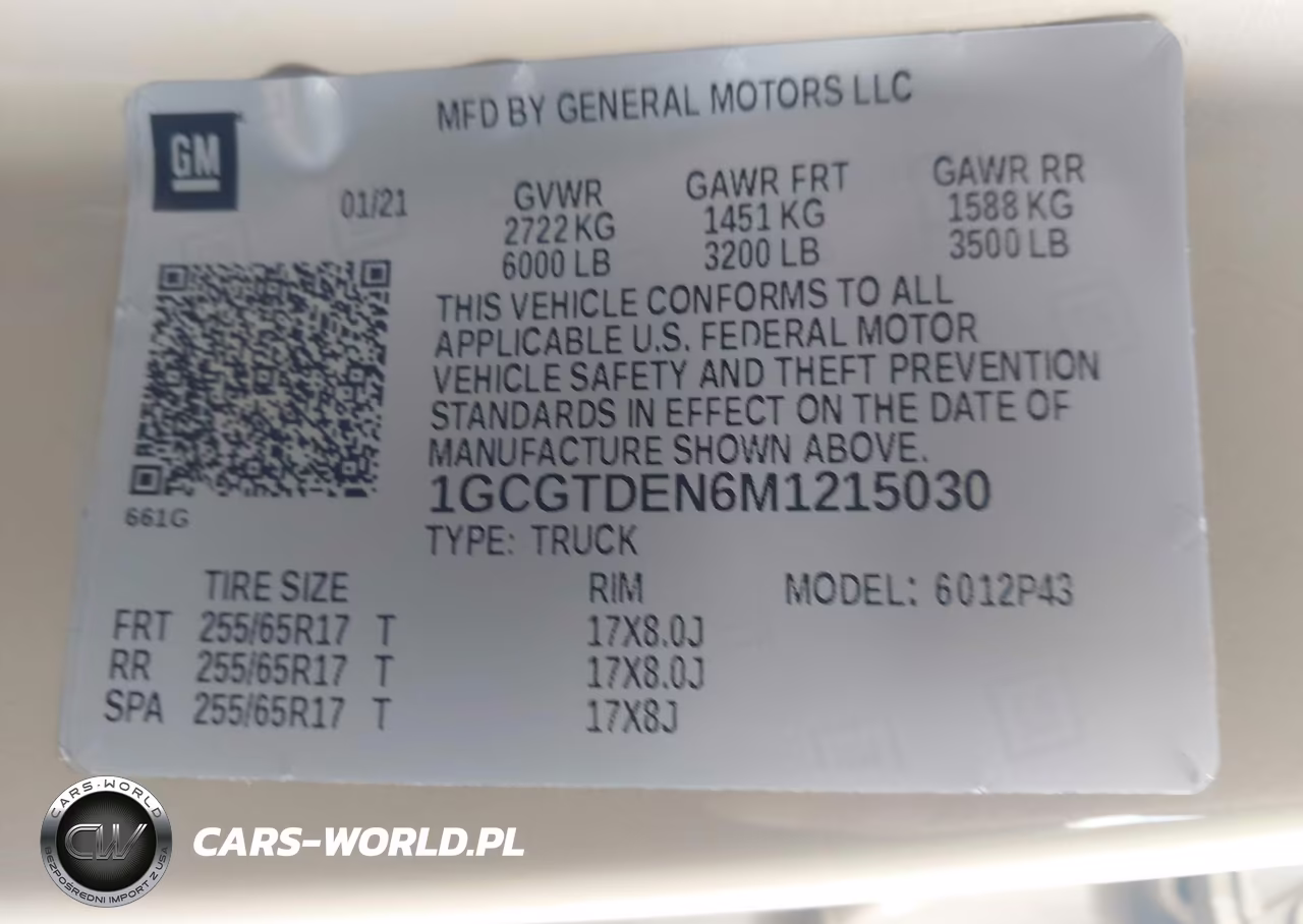 2021 Chevrolet Colorado 4Wd Z71 VIN:1GCGTDEN6M1215030 - 9