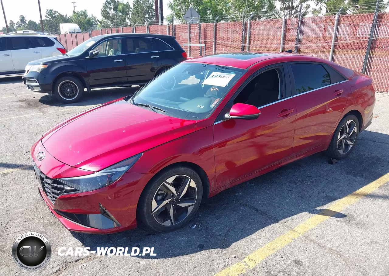 2022 Hyundai Elantra Sel VIN:KMHLN4AG4NU342306 - 2