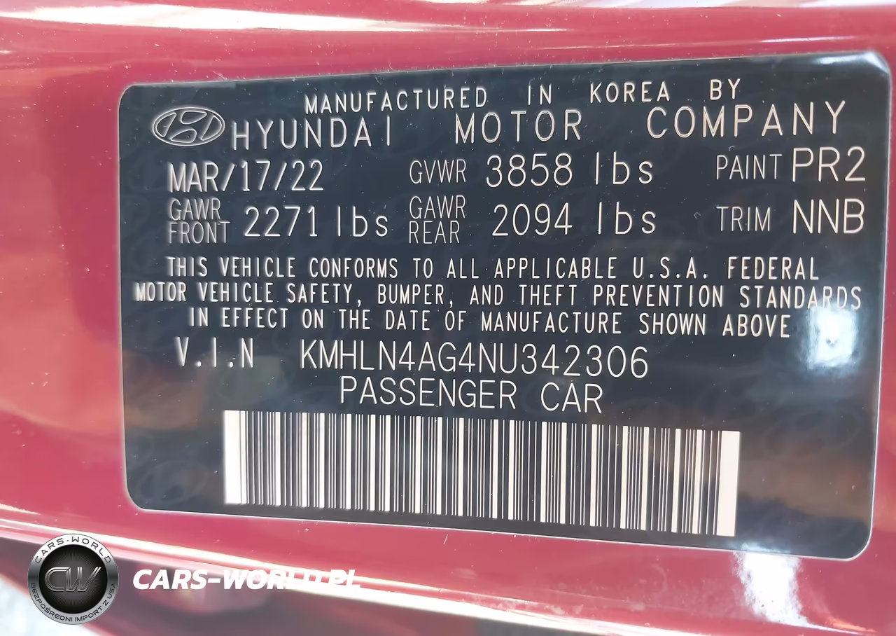 2022 Hyundai Elantra Sel VIN:KMHLN4AG4NU342306 - 9