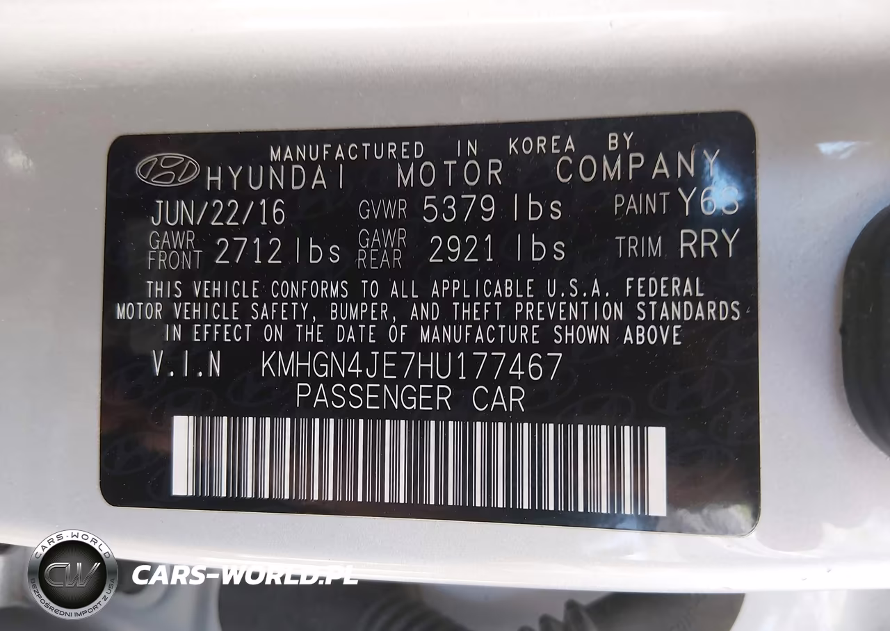 2017 Genesis G80 3.8 VIN:KMHGN4JE7HU177467 - 9
