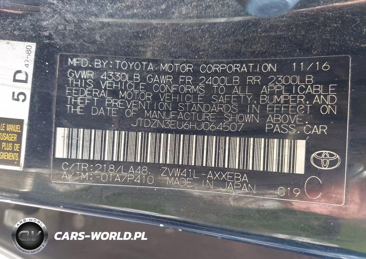 2017 Toyota Prius V Four VIN:JTDZN3EU6HJ064507 - 9